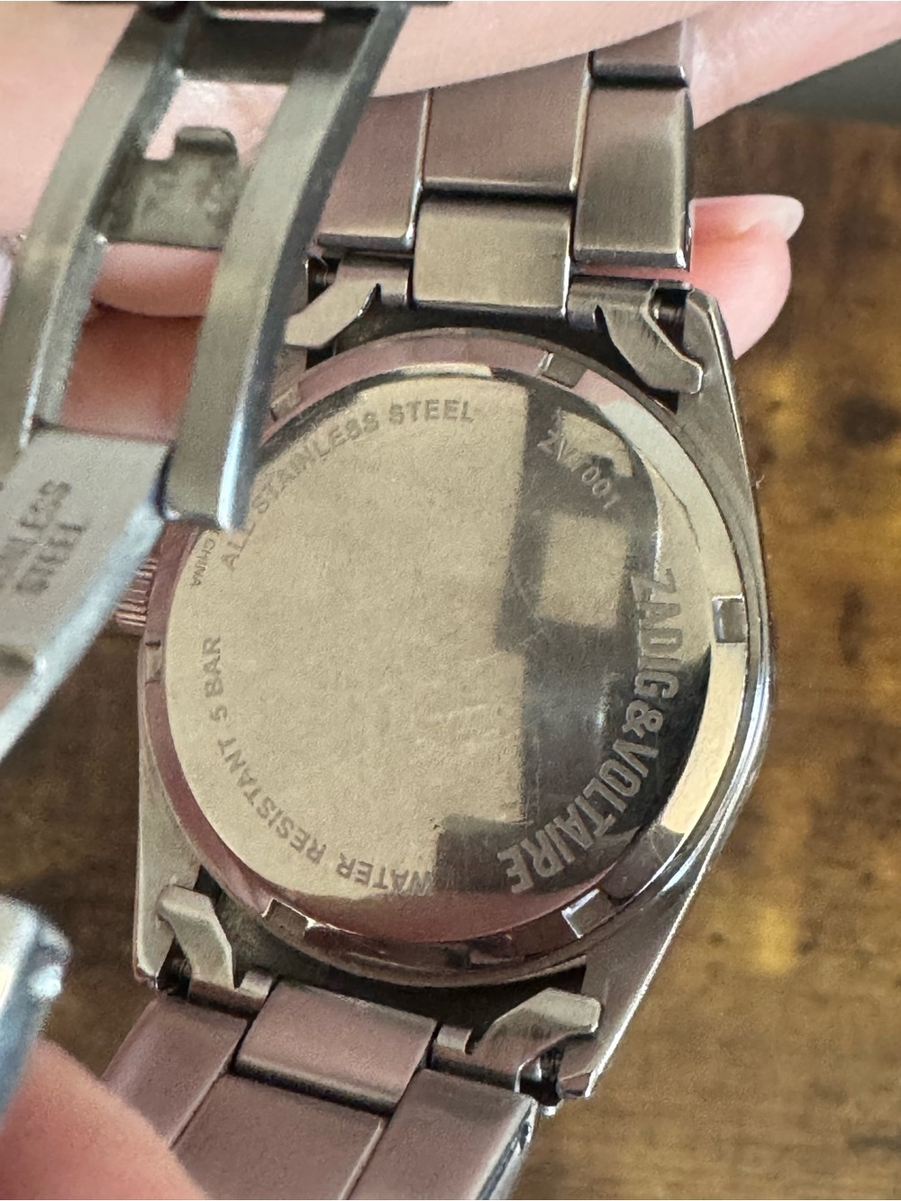 Zadig & Voltaire Stainless Steel With Blue and Grey Skull ZV1001 Unisex - Picture 7 of 7